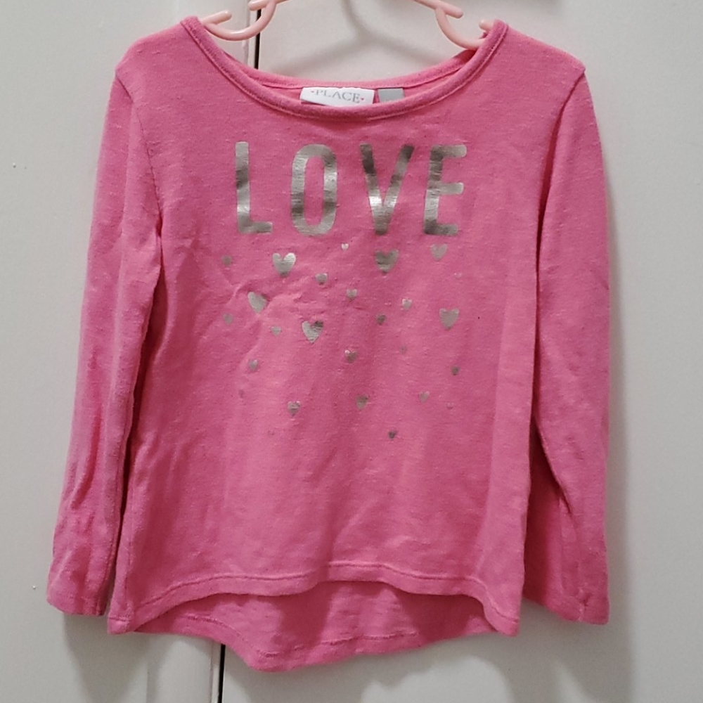 Pink love sweater the children's place